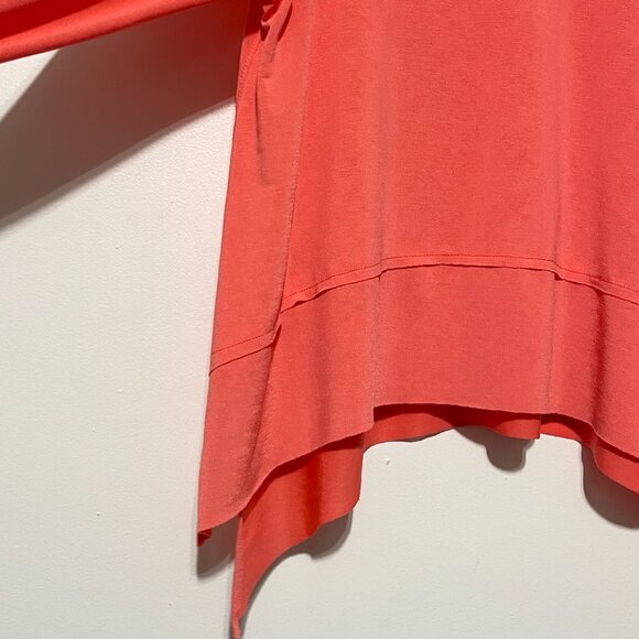 Free People Womens Breezy Tempo Long Sleeve Top M Pink Workout Gym Boho Athletic - Picture 3 of 10